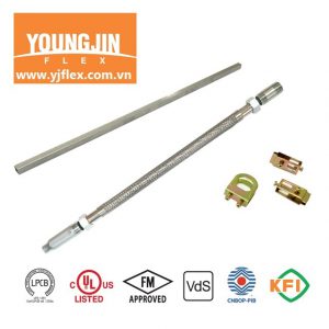 Cattalog Ống mềm nối đầu phun sprinkler YoungJin Flex- có kiểm định của cục PCCC việt Nam cho sản phẩm