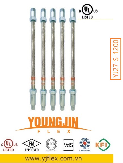 Ống mềm YoungJin Flex nối Sprinkler, nhà máy sản xuất YoungJin Vina Flex