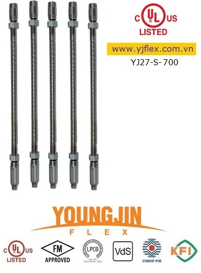 Flexible Hose sprinkler Youngjin Flex 200psi 700mm